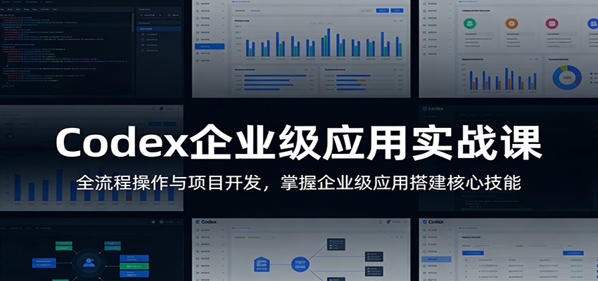 Codex企业级应用实战课:全流程操作与项目开发,掌握企业级应用搭建核心技能-专注互联网轻创业轻推网创