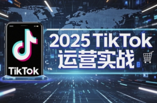 2025TikTok电商运营,掌握TikTok店铺运营核心技巧,实现低成本高转化-专注互联网轻创业轻推网创