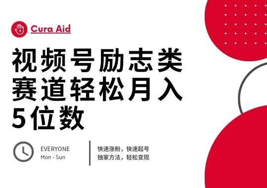 视频号励志类赛道快速涨粉500+,快速起号,轻松变现月入过W-专注互联网轻创业轻推网创