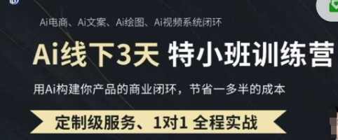 AI实操培训第20-21期线下，0基础保姆级教程，3月最新整理，企业获客、降本增效、打造超级个体-专注互联网轻创业轻推网创